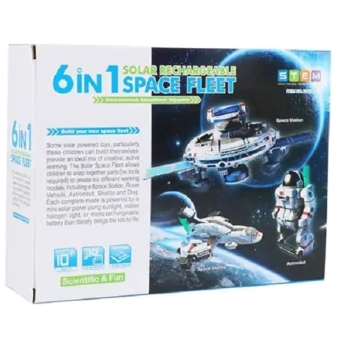 Конструктор STEM 6в1 Космос на солнечной батарее (2117A)