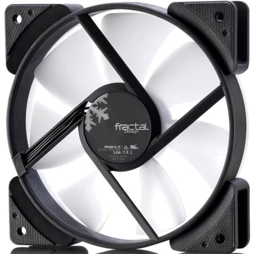 Кулер Fractal Design Prisma SL12 White (FD-FAN-PRI-SL12-WT): Рівень шуму, dB 19.5