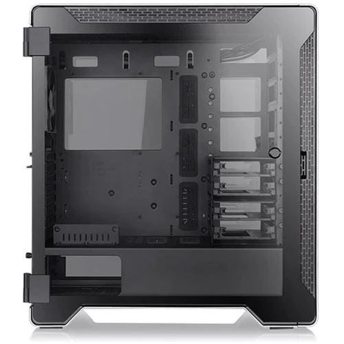 Корпус Thermaltake A500 Aluminum Tempered Glass Edition (CA-1L3-00M9WN-00): Материал передней панели алюминий