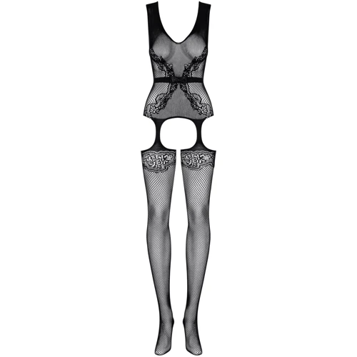 Бодистокинг Obsessive Bodystocking F217 black XL/XXL