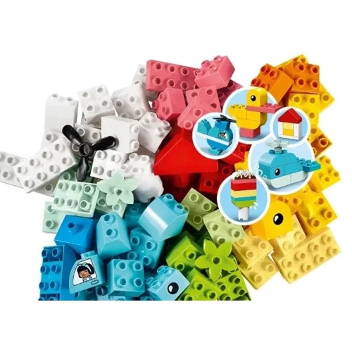 Конструктор Lego Duplo Classic Коробка-сердце 80 деталей (10909): Рекомендуемый возраст от 1.5 года