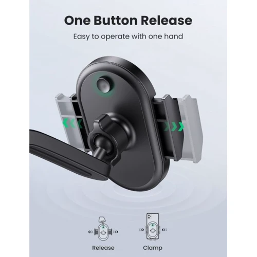 Держатель Ugreen Car Holder LP405 Waterfall-Shaped Suction Cup Black (20473) фото 5