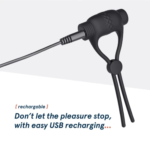 Ерекційне кільце-ласо So Divine Men з віброкулею