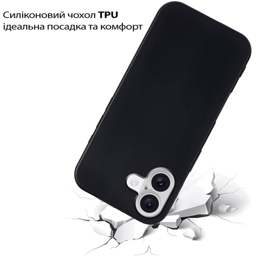 Чехол для iPhone BeCover TPU Case Black for iPhone 17 (713756)
