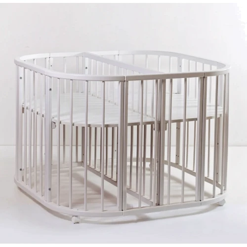 Кроватка детская Twins для двойни 110х110 L100-TW-01, белый