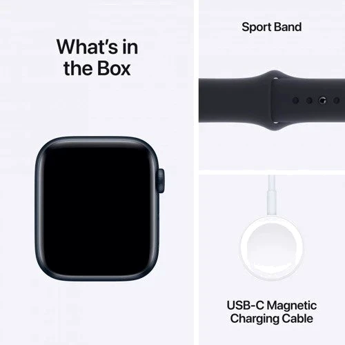Apple Watch SE 2 2023 44mm GPS Midnight Aluminum Case with Midnight Sport Band - M/L (MRE93) Approved Витринный образец: Производитель Apple