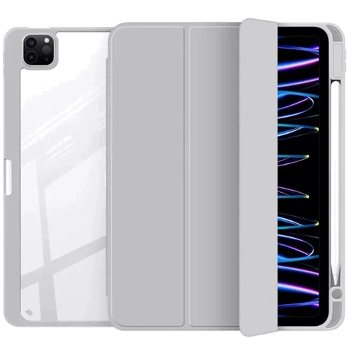 Аксессуар для iPad BeCover Soft Edge TPU with Pencil mount Gray for iPad Pro 12.9 (2020-2022) (711709)