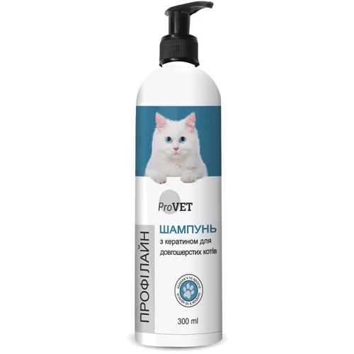 

Шампунь Профилайн с кератином для длинношерстных кошек 300 мл