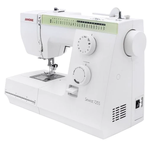 Швейная машина Janome Sewist 725s: Максимальная ширина строчки, мм 5