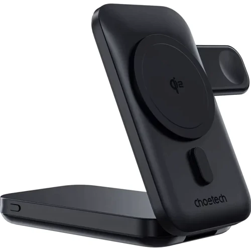Внешний аккумулятор Choetech Power Bank 10000mAh Magnetic Wireless 2 in 1 20W Black (B750-CCBK)