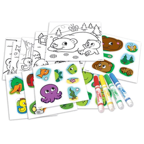 Набор CRAYOLA для творчества-пазл с наклейками: Возраст от 1 года