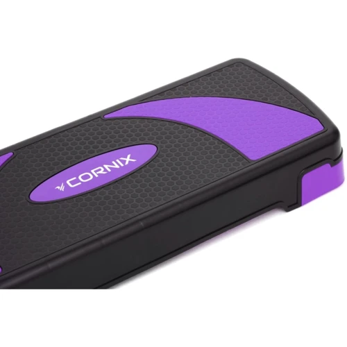 Степ платформа и балансировочная платформа Cornix 3-ступенчатая 78 х 29 х 10-20 см XR-0183 Black/Purple: Максимальная нагрузка, кг 200