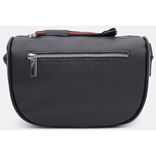 Женская сумка-седло Borsa Leather черная (K120172bl-black): Страна производитель Тайвань