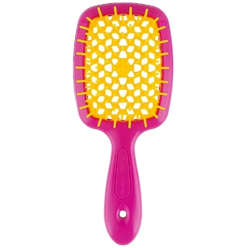 Расческа Janeke Small Superbrush розовый с желтым