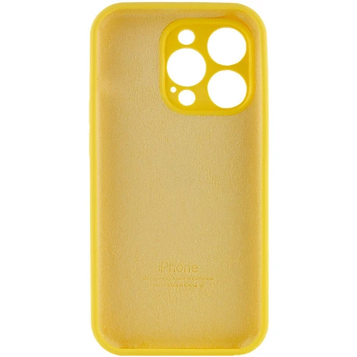 Чехол для iPhone Mobile Case Silicone Case Full Camera Protective Yellow for iPhone 15 Pro Max: Тип чехла накладка на заднюю часть