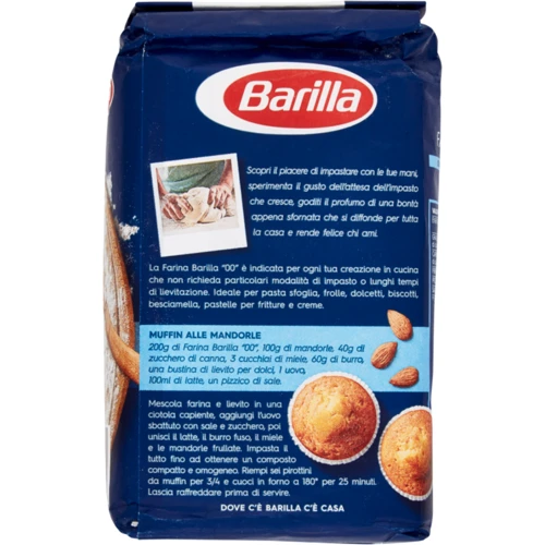 Мука Barilla Farina tipo 00 1 кг (F000046): Вес нетто 1 кг