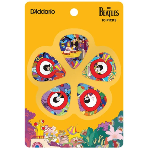 Медиатор Набор медиаторов D`ADDARIO 1CWH4-10B7 Yellow Submarine 50th Anniversary Pick Set (Medium)