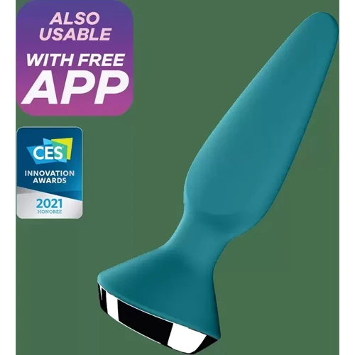 Анальная смарт-пробка Satisfyer Plug-ilicious 1 (зеленая)