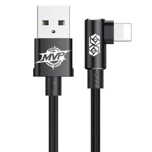 Кабель Baseus USB Cable to Lightning MVP Elbow 1.5A 2m Black (CALMVP-A01)