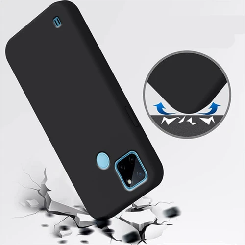 Чехол для телефонов BeCover Transparancy Black for Realme C21Y / C25Y (707448): Материал силикон