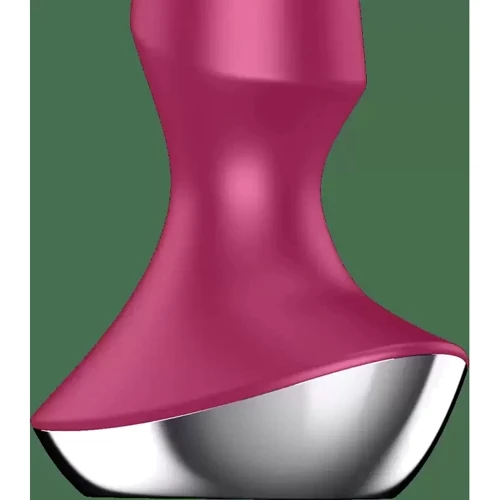 Анальная смарт-пробка Satisfyer Plug-ilicious 2 (малиновая)