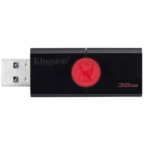 USB-флешка Kingston 32GB DataTraveler 106 USB 3.0 Black/Red (DT106/32GB): Объем памяти 32 GB