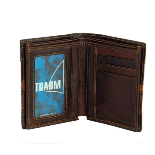 Мужское портмоне Traum коричневое (7110-43): Пол Мужской
