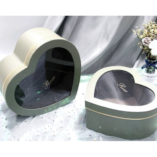 Набор подарочных картонных коробок Ufo 2 шт. серый (56201-004 Набор 2 шт GREY серд.)