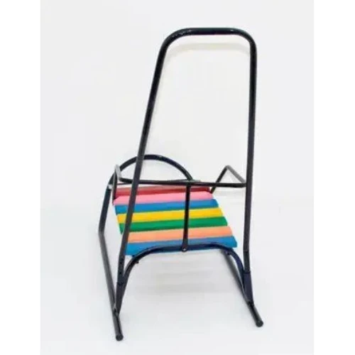 Санки Торпеда круглі полозья сині з ручкою (21269)