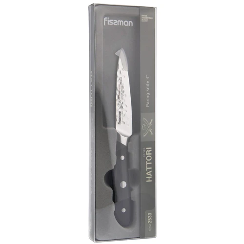 Нож Fissman Hattori Hammered овощной 10 см (2533): Лезвие Нержавеющая сталь