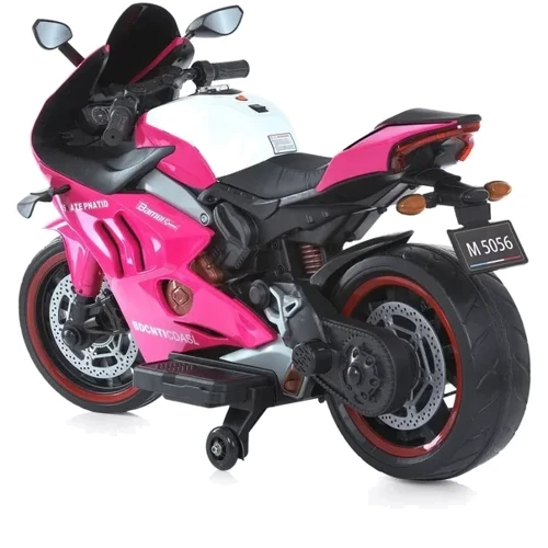 Детский электромотоцикл 2 колесный Bambi Racer Ducati розовый (M 5056EL-8): Материал колес EVA
