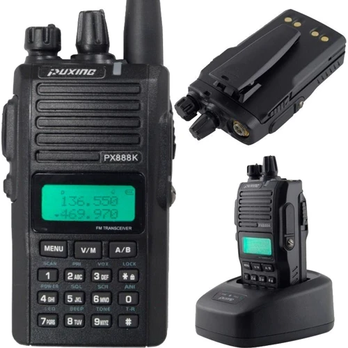 Рація носимая Puxing PX-888K Dual Band: Вид носимая