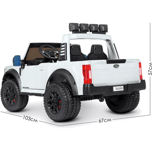 Дитячий електромобіль Bambi Racer Ford білий (M 4790EBLR-1(24V)): Максимальна швидкість, км/год 8