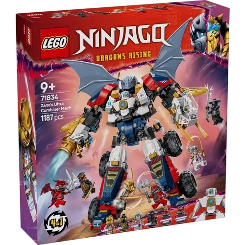 Конструктор LEGO Ninjago Ультраобъединительный робот Зейна 1187 деталей (71834)