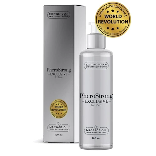 Массажное масло с феромонами PheroStrong Exclusive for Men, 100 мл: Тип Масло