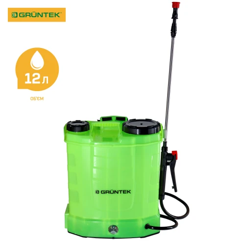 Аккумуляторный опрыскиватель Gruntek 12 л BS-12-3BP : Способ транспортировки (переноса) за спиной (ранцевый)
