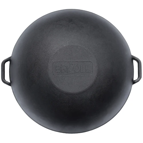 Казан Brizoll WOK чугунный с чугунной крышкой 8 л W36-1: Диаметр, см 36