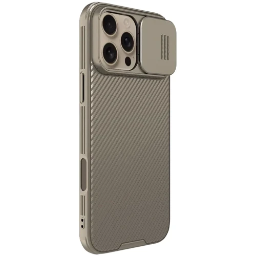 Чехол для iPhone Nillkin CamShield Pro Gold for iPhone 16 Pro Max: Цвет золотой