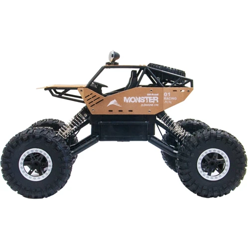Автомобиль OFF-ROAD CRAWLER на р/у – Force (золотой, аккум. 7.2V, метал. корпус, 1:14) (SL-122RHG)