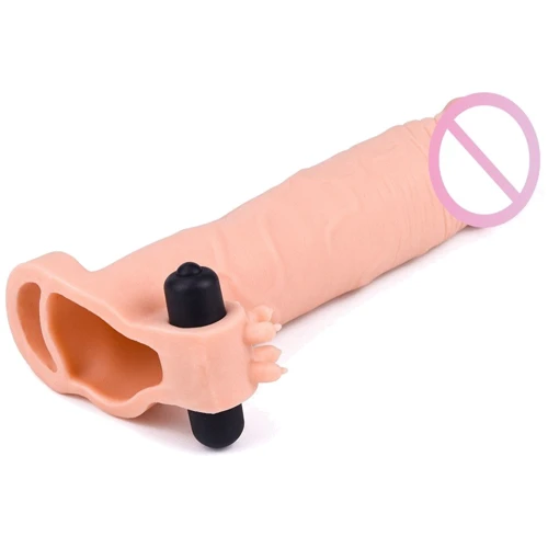 Насадка на член LoveToy Pleasure X-Tender Series Flesh Add 3"