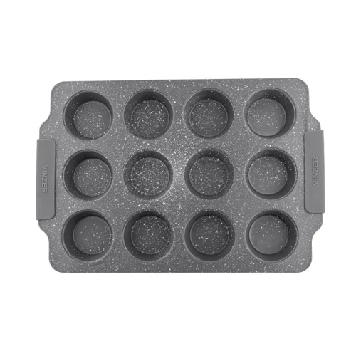 Форма для маффинов Vinzer 38.3x26x3 см 89492: Крышка Нет