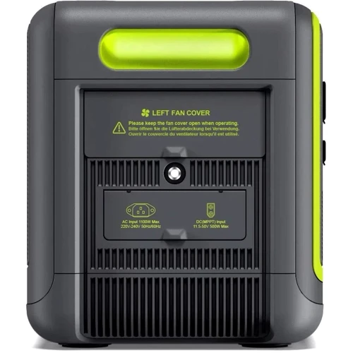 Зарядная станция Fossibot F2400 2048Wh 2400W Green: Разъемы для подзарядки Зарядка от солнечной панели, Зарядка от сети, Зарядка от автомобиля, DC-разъем