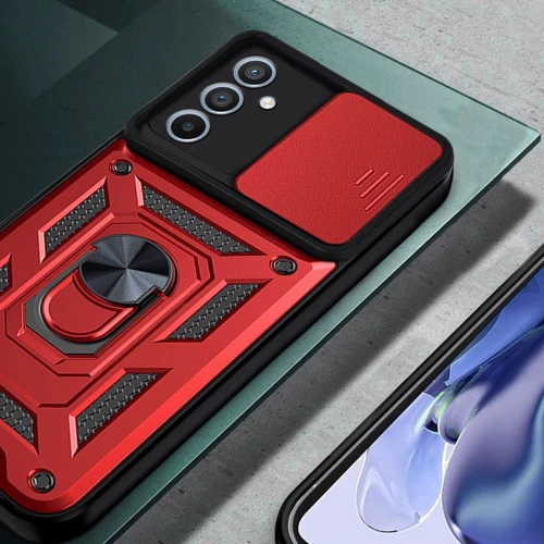 Чехол для телефонов BeCover Military Red for Samsung A165 Galaxy A16 4G / A166 Galaxy A16 5G (713071): Материал TPU (термополиуретан) и пластик