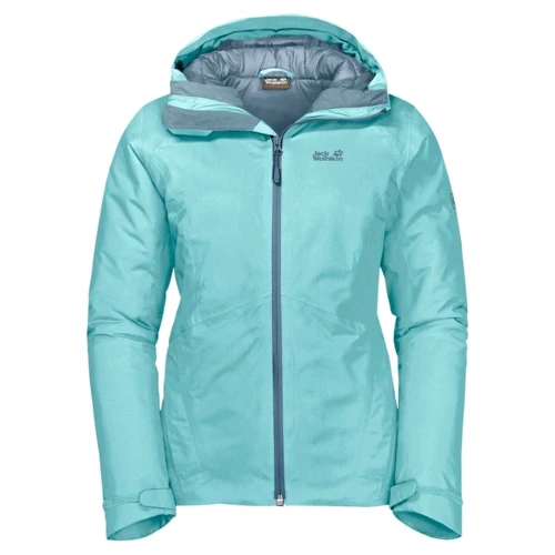 Куртка Jack Wolfskin Argon Storm Jacket W 1111591-4110 46 голубая зимняя с капюшоном