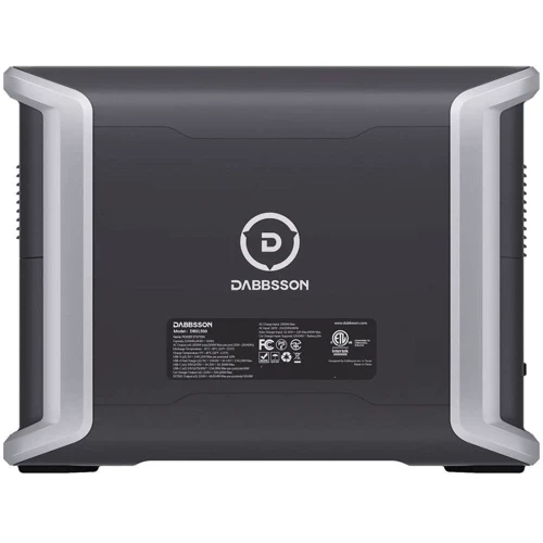 Зарядна станція Dabbsson DBS1300 + Додаткова батарея 2xDBS1700B 1200W 4730Wh: Роз'єми для підзарядки Зарядка от солнечной панели, Зарядка от сети, Зарядка от автомобиля, DC-разъем