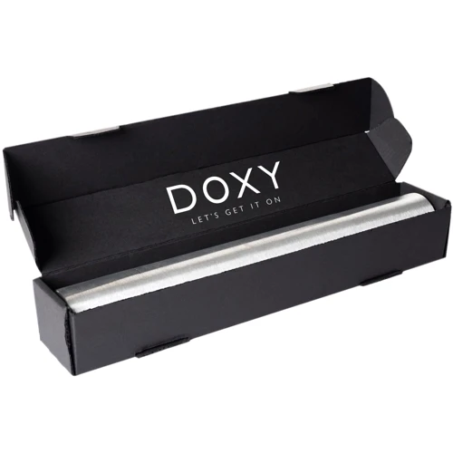 Вибромассажер DOXY Die Cast 3R Blue Flame (металлический корпус)