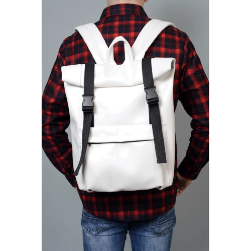 Мужской рюкзак Sambag RollTop Milton белый (24211008m)