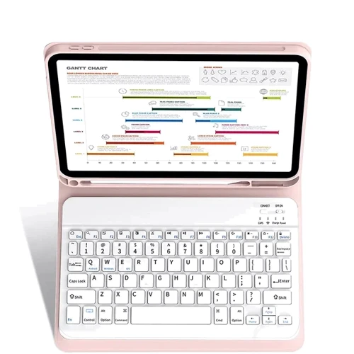 Аксесуар для iPad BeCover Case Smart Keyboard Pink for iPad 10.9 (2022 / 2024) / iPad 11 2025 (711142): Колір рожевий