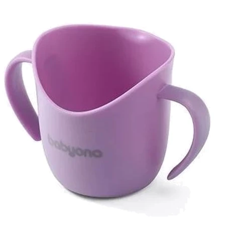 Тренировочная чашка Babyono с ручками 120 мл Фиолетовый (1463/05): Тип Чашка