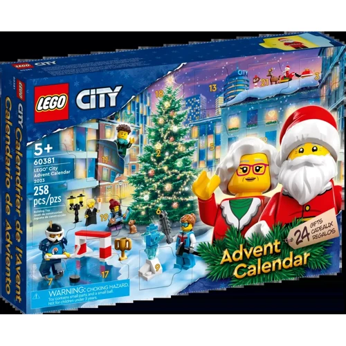 Конструктор LEGO City Новорічний календар 2023 258 деталей (60381): Рекомендований вік 5+